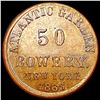 Image 1 : 1863 Civil War Token; Atlatic Garden CLOSELY UNCIRCULATED