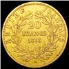 Image 2 : 1853-A France Gold 20 Francs 0.1867oz CLOSELY UNCIRCULATED