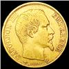 Image 1 : 1860-A France Gold 20 Francs 0.1867oz CLOSELY UNCIRCULATED