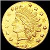 Image 1 : 1872/1 Indian Head California Gold Quarter UNCIRCULATED
