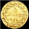 Image 2 : 1872/1 Indian Head California Gold Quarter UNCIRCULATED