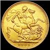 Image 2 : 1909-S Australia Gold Sovereign 0.2355oz CLOSELY UNCIRCULATED