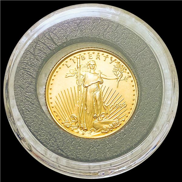 1999 US 1/10oz Gold Eagle SUPERB GEM BU
