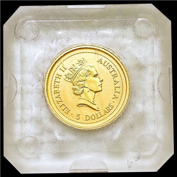 1988 Australia Gold Nugget 1/20oz GEM PROOF