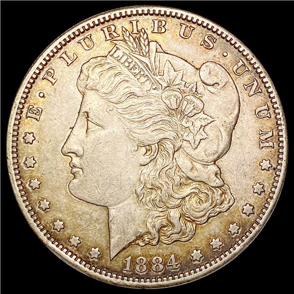 1884-S Morgan Silver Dollar CHOICE AU
