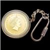 Image 1 : 2009 Australia 1oz Gold Kangaroo Keychain GEM PROOF