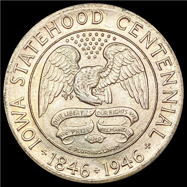 1946 Iowa Half Dollar UNCIRCULATED