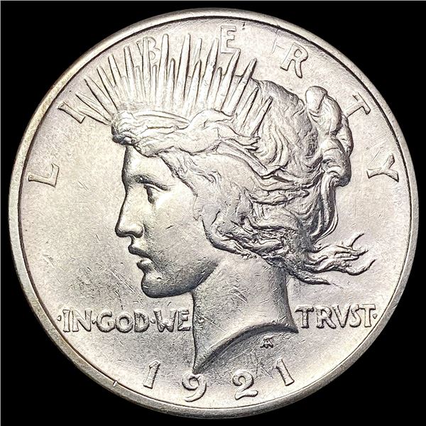 1921 Silver Peace Dollar CLOSELY UNCIRCULATED
