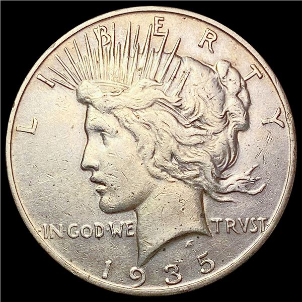 1935-S Silver Peace Dollar CLOSELY UNCIRCULATED
