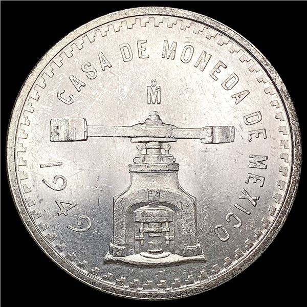 1949 Mexico Silver Onza UNCIRCULATED