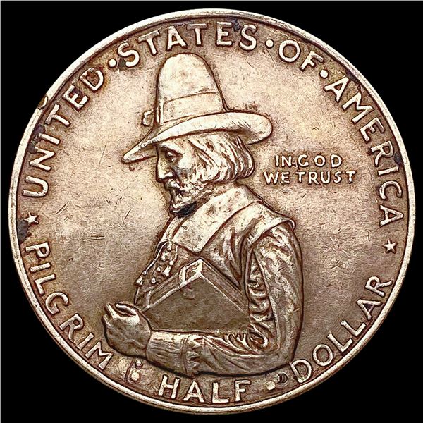 1920 Pilgrim Half Dollar CLOSELY UNCIRCULATED