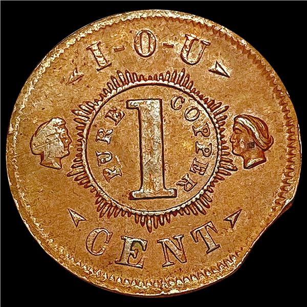 New York Wine & Liquor Token LIGHTLY CIRCULATED