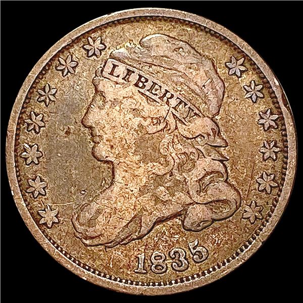 1835 Capped Bust Dime NICELY CIRCULATED