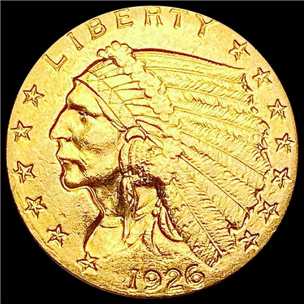 1926 $2.50 Gold Quarter Eagle CHOICE AU