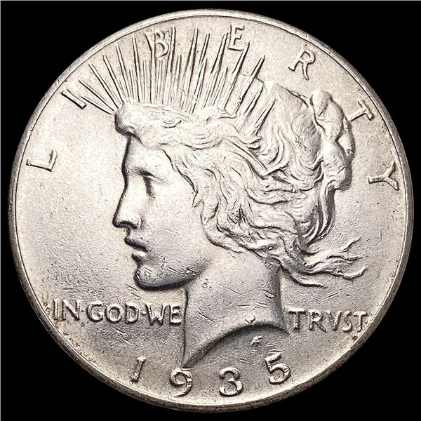 1935 Silver Peace Dollar CHOICE AU