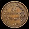 Image 2 : 1863 Time is Money Copper Token CLOSELY UNCIRCULATED