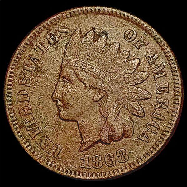 1868 Indian Head Cent CLOSELY UNCIRCULATED