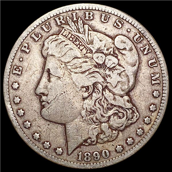1890-CC Morgan Silver Dollar LIGHTLY CIRCULATED