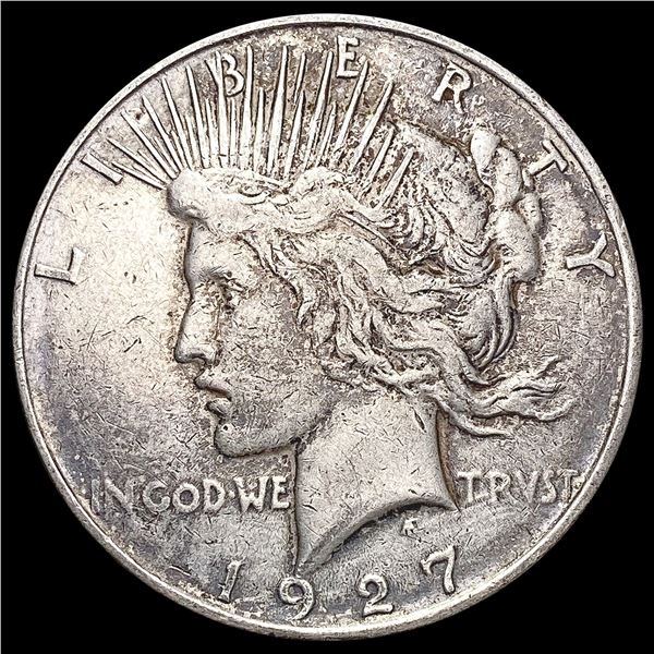 1927-D Silver Peace Dollar CHOICE AU