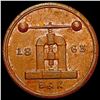 Image 1 : 1863 Roofer Token CLOSELY UNCIRCULATED