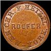 Image 2 : 1863 Roofer Token CLOSELY UNCIRCULATED