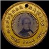 Image 2 : 1860 Lincoln/ Hamlin Ferrotype Token HIGH GRADE