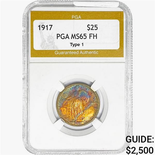 1917 Standing Liberty Quarter PGA MS65 FH TY 1