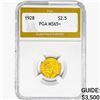 1928 $2.50 Gold Quarter Eagle PGA MS65+