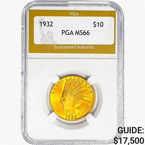 1932 $10 Gold Eagle PGA MS66
