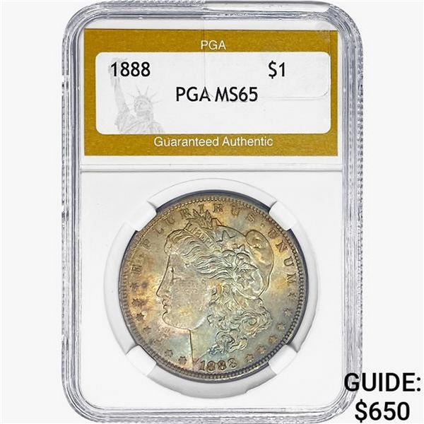 1888 Morgan Silver Dollar PGA MS65