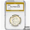 Image 1 : 1953 Franklin Half Dollar PGA PR68 DCAM