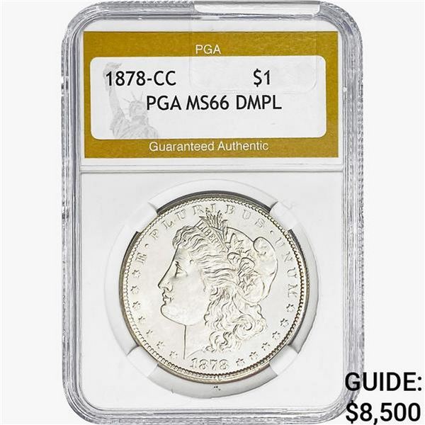 1878-CC Morgan Silver Dollar PGA MS66