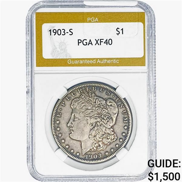 1903-S Morgan Silver Dollar PGA XF40