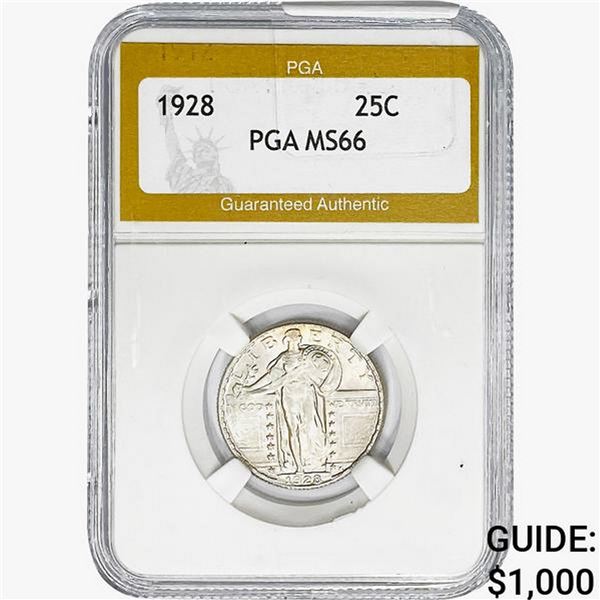 1928 Standing Liberty Quarter PGA MS66