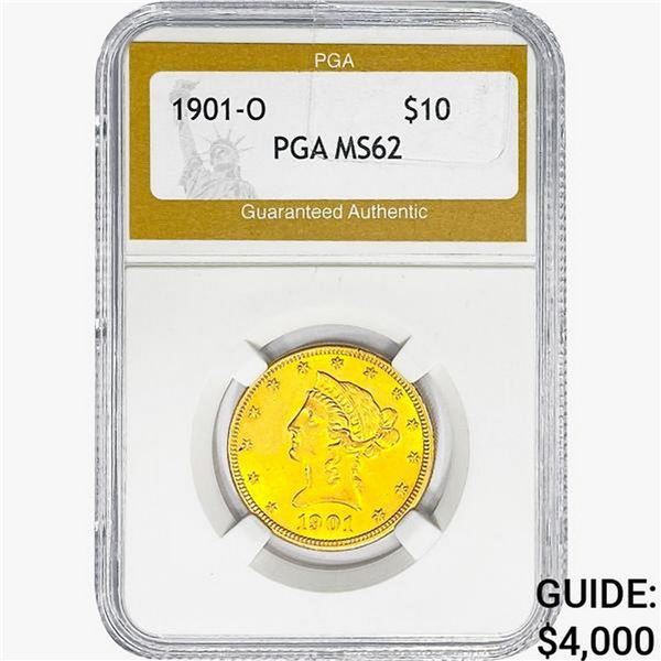 1901 $10 Gold Eagle PGA MS62