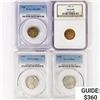 Image 1 : [4] US Varied Coinage NGC,PCGS PR,MS 1926-1951
