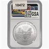 Image 2 : 2021-S Silver Eagle NGC MS70 Heraldic T-1