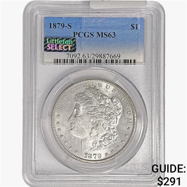 1879-S Morgan Silver Dollar PCGS MS63
