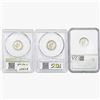 Image 2 : [3] 1942&1944 Mercury Silver Dime NGC/PCGS MS FB