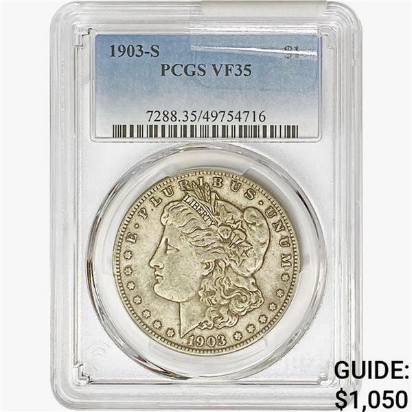 1903-S Morgan Silver Dollar PCGS VF35