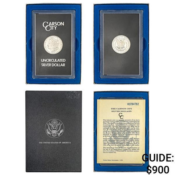 1882-CC Morgan Silver Dollar  UNC GSA Hoard