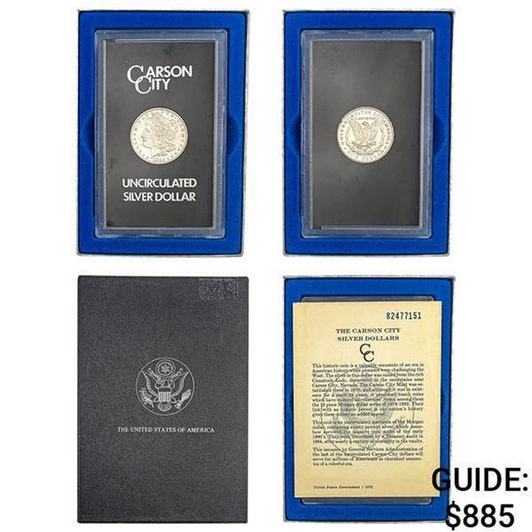 1882-CC Morgan Silver Dollar  UNC GSA Hoard