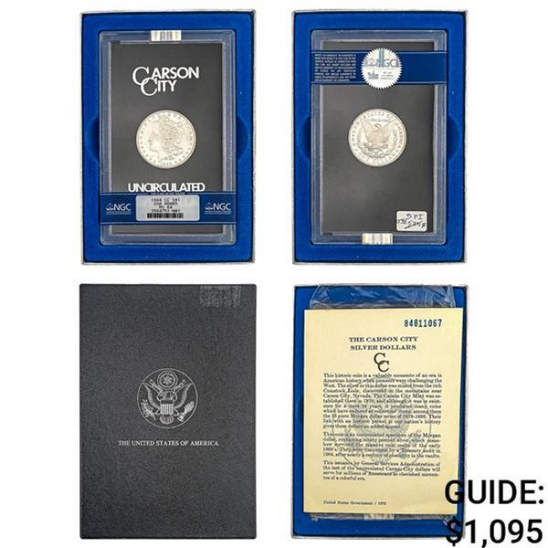 1884-CC Morgan Silver Dollar NGC MS64 GSA Hoard