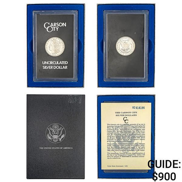 1882-CC Morgan Silver Dollar  UNC GSA Hoard