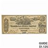 Image 1 : T-29 1861 $10 CSA CONFEDERATE NOTE VF RARE