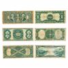 Image 2 : LOT OF 6 MIXED LARGE SIZE CURRENCY NOTES 1896-1917