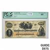 Image 1 : 1862 $100 HOER CSA CONFEDERATE NOTE PCGS UNC-64