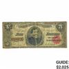 Image 1 : FR. 361 1890 $5 THOMAS ORNATE TREASURY NOTE