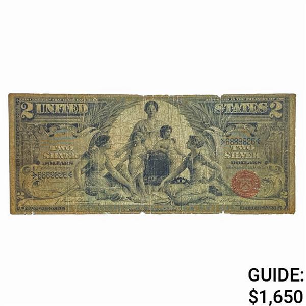 FR. 247 1896 $2 EDUCATIONAL SILVER CERTIFICATE