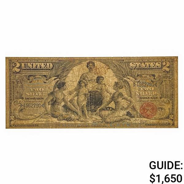 FR. 247 1896 $2 EDUCATIONAL SILVER CERTIFICATE